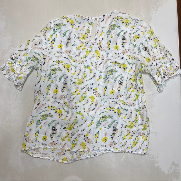 Lucky Brand Floral Blouse with Yellow and Black - Picture 2 of 6